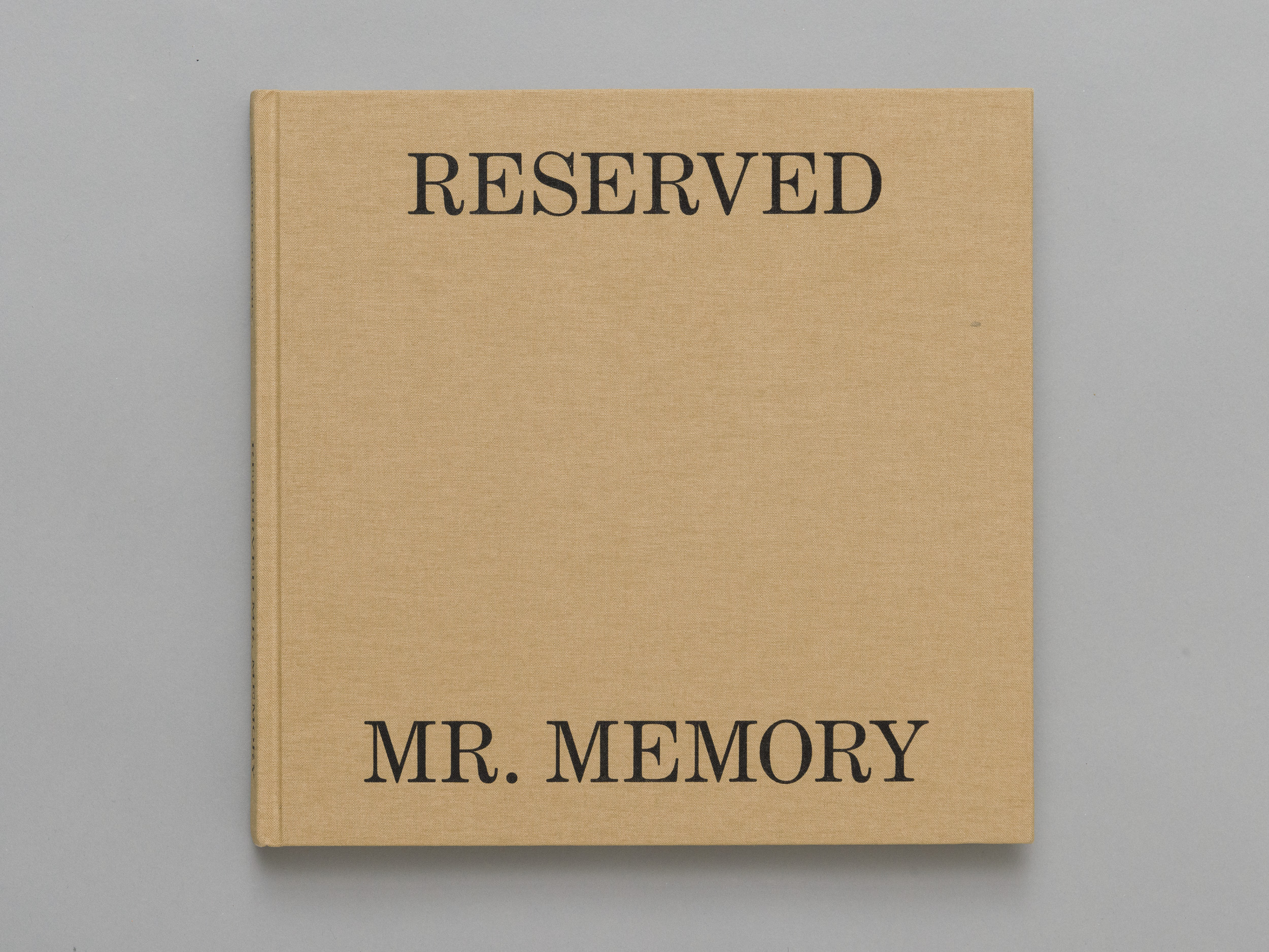 Reserved Mr. Memory